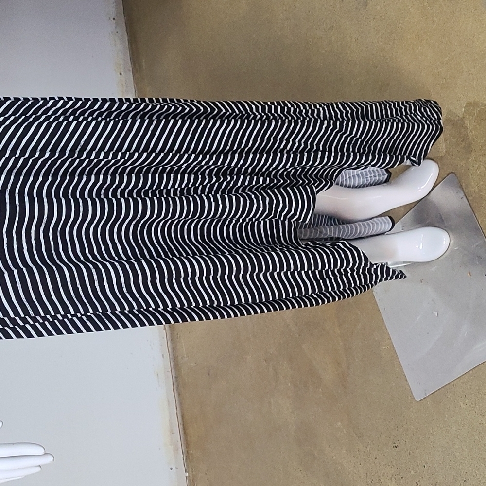 NWT APT.9 Striped Asymmetrical Maxi Dress - Picture 3 of 9
